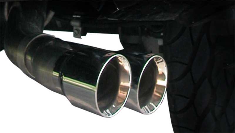 Chevrolet Silverado Performance Exhaust - CORSA Performance - Cat-Back Sport, Single Side Exit, Twin 4.0in. Polished Pro-Series Tips - Polished - `11-`13